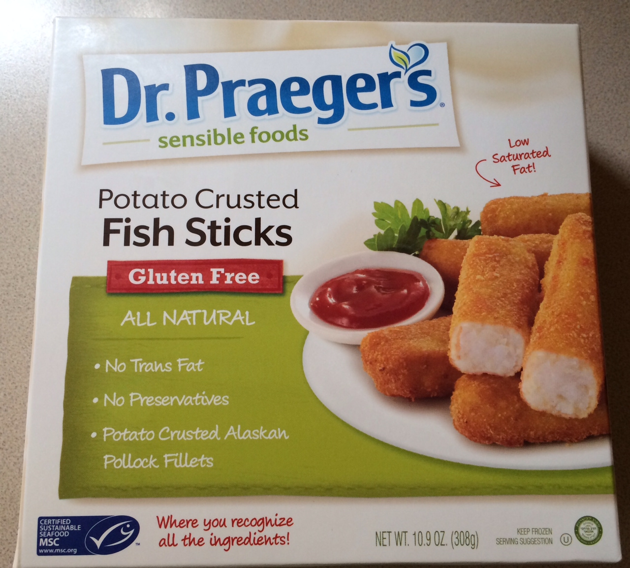 Dr. Praeger’s Potato Crusted Fish Sticks Really Gluten
